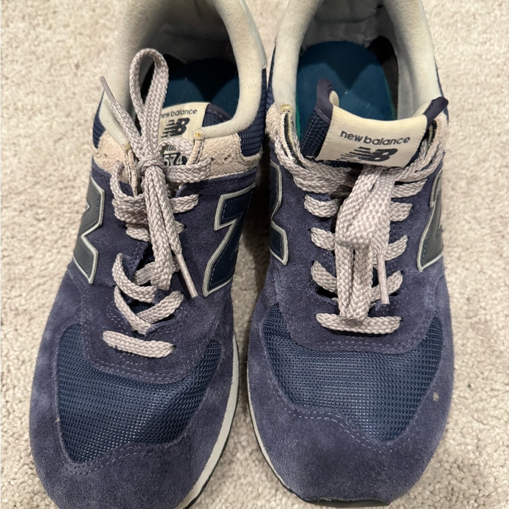 New Balance Men's Navy and Gray Sneakers